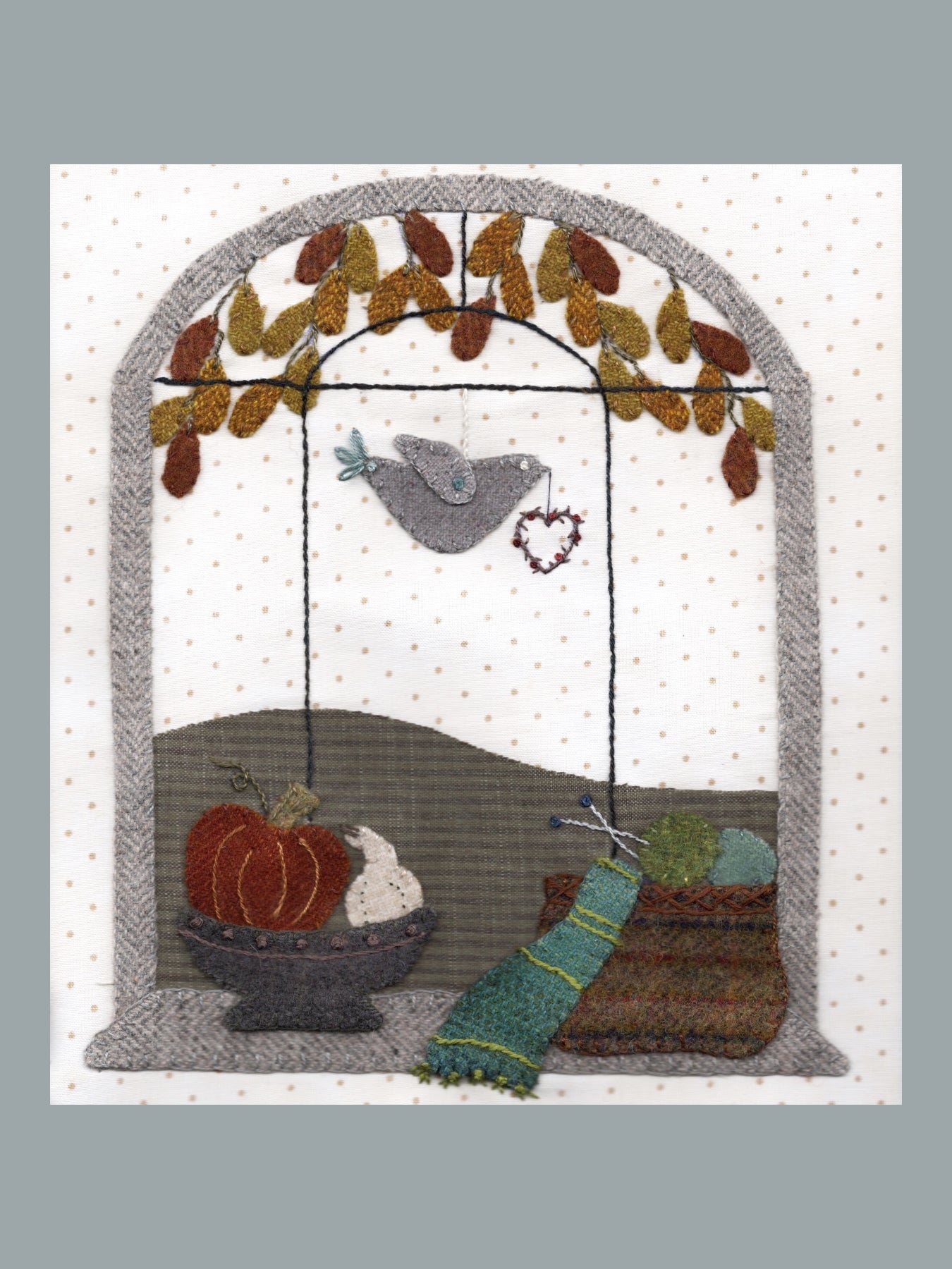 AUTUMN WINDOWS LADIES BLOCK 7  DIGITAL DOWNLOAD