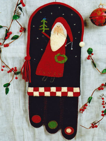 Father Christmas Pennyrug Pattern #RPM12