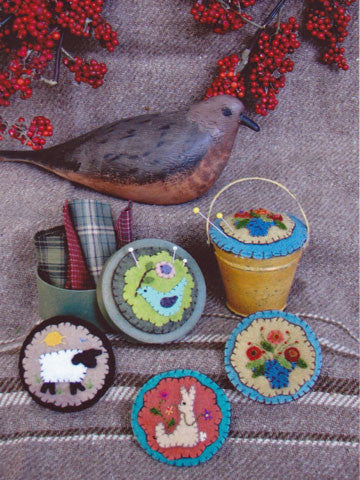 Four Mini Pins & Pincushions