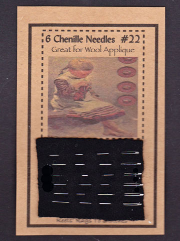 6 Chenille Needles - Four Sizes Available