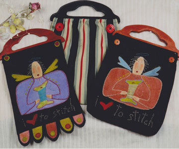 I Love to Stitch Tote/Wallhanger