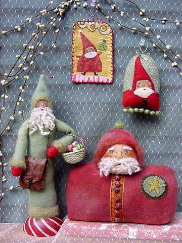 Little Santa Things Ornaments/Tags Pattern #RR136