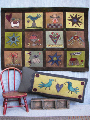 Wool Sampler Quilt Pattern #RR148