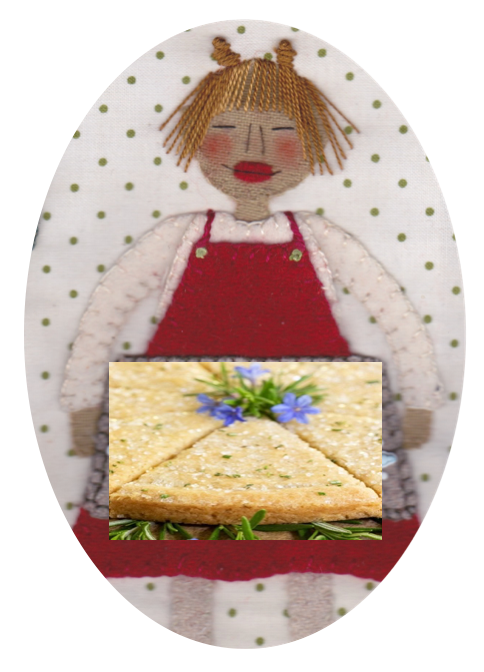 Holiday Baker Rosemary Shortbread