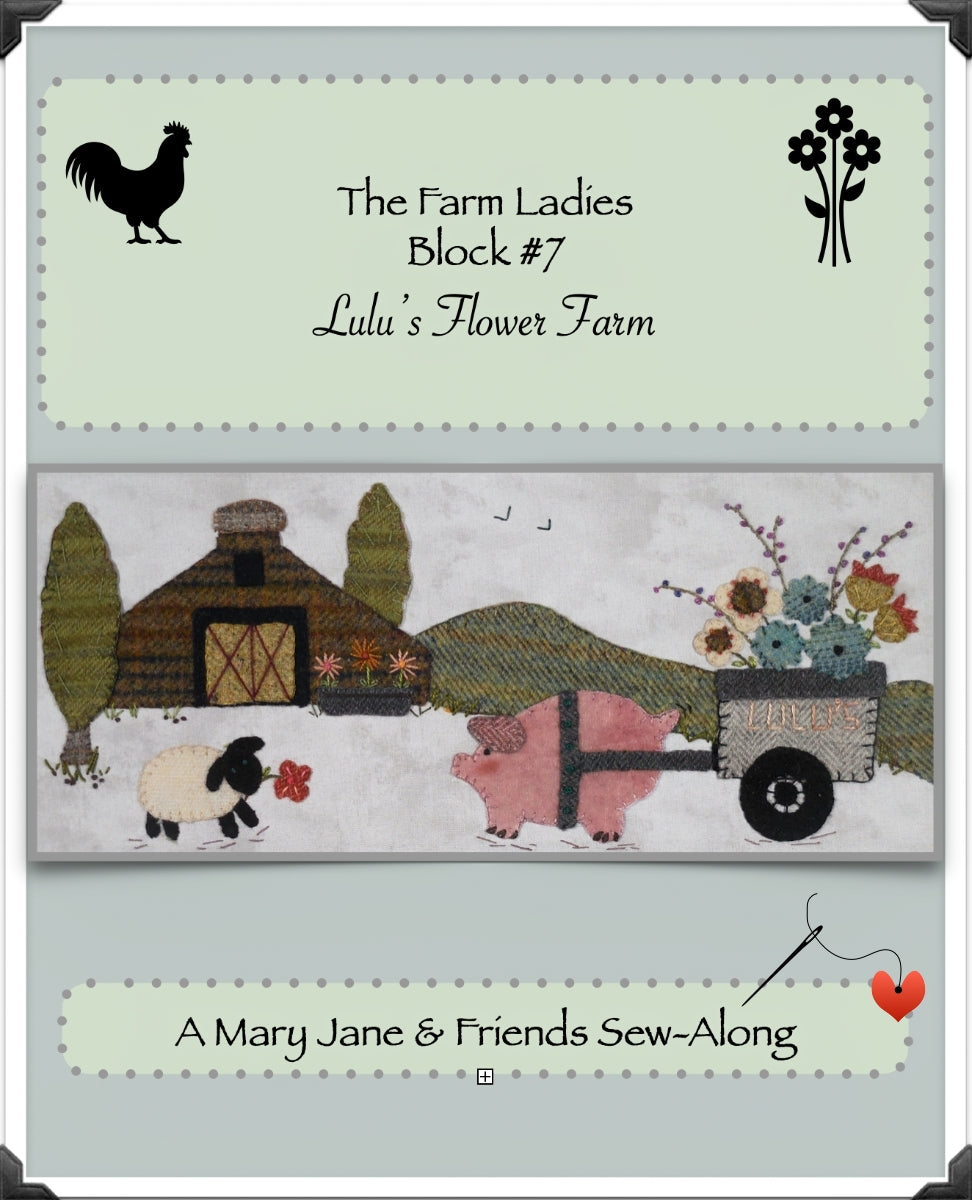 FARM LADIES BLOCK 7  DIGITAL DOWNLOAD