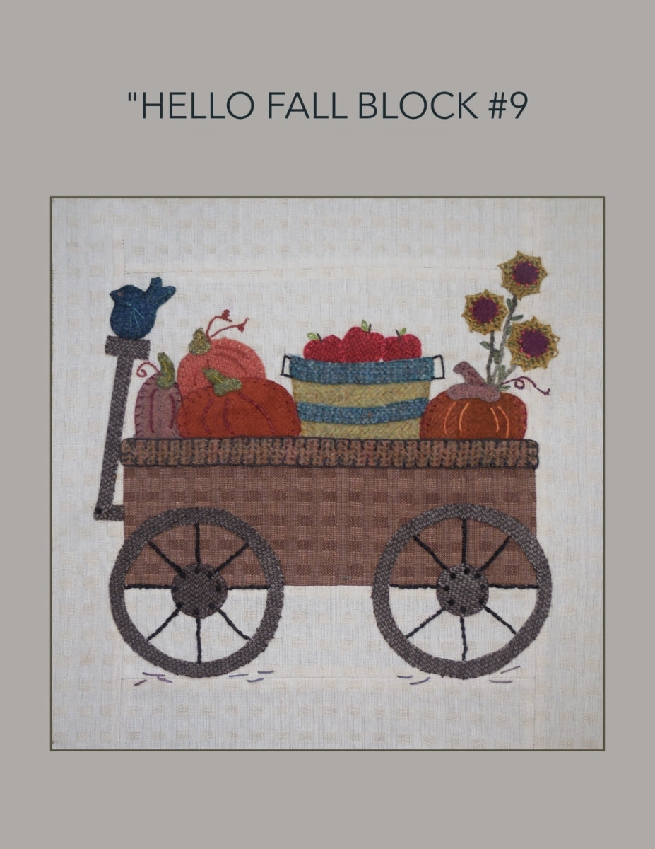 HELLO FALL BLOCK #9 – Reets' Rags To Stitches