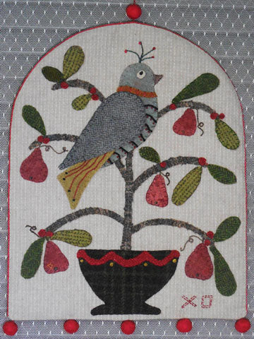 Partridge In A Pear Tree  DIGITAL PATTERN DOWNLOAD