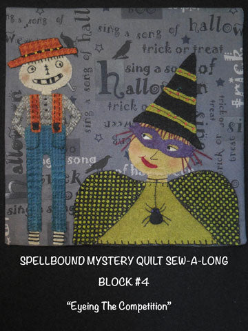 Spellbound Mystery Quilt Block #4 - PRINTED PATTERN ONLY