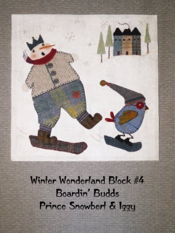 Winter Wonderland Boardin' Budds - Pattern and Kit Options